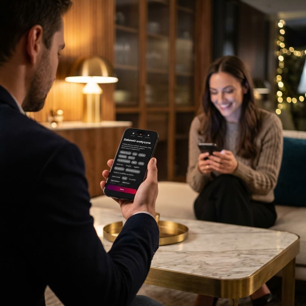 Para ustalająca zasady gry na telefonie